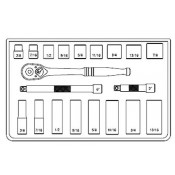 Signet 20pc SAE 3/8 Socket Set 12620 2