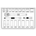 Signet 20pc SAE 3/8 Socket Set 12620
