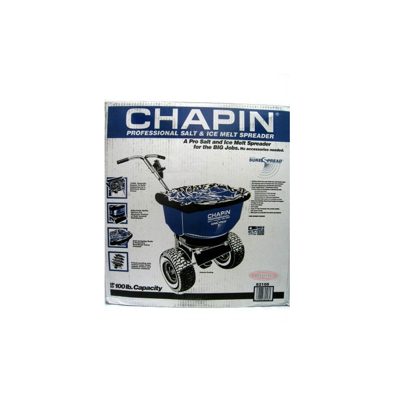 Professional Salt and Ice Melt Spreader 100lb.