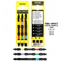TQRx iMPACT Double End Impact Star Drive Bits 4" (3pc Set)