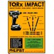 TQRx iMPACT Star and Phillips Drive Bits 4" (3pc Set)