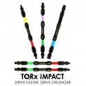 TQRx iMPACT Star and Phillips Drive Bits 4" (3pc Set)