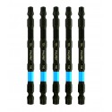 TQRx iMPACT T30/T40 Star/Torx® Double Ended Impact Bit 5/pk