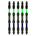 TQRx iMPACT T25/PH2 Star/Torx® & Phillips Double Ended Impact Bit 5/pk